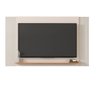 Painel Tv até 65 Pol Extensível 136-150-180cm Suspenso Visari Off White/freijó C01 - D'rossi - 4