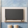 Painel Tv até 65 Pol Extensível 136-150-180cm Suspenso Visari Off White/freijó C01 - D'rossi - 5