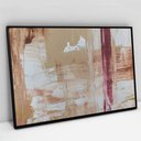 Ver imagem 1 de Quadro Decorativo em Canvas Abstrato Pincelada Moderna TaColado Moldura Flutuante 4,5cm Preta 60 x 4