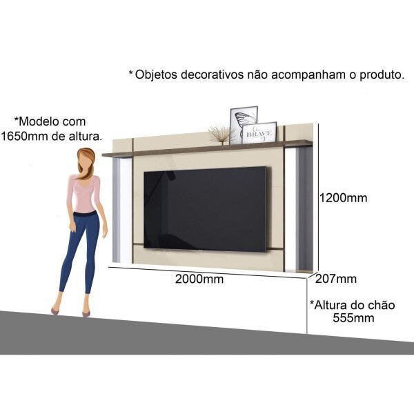 Painel para TV até 65 Polegadas Malibu Belaflex - 4