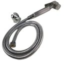 Ver imagem 1 de Ducha Higienica Chuveirinho Intimo Metal Luxo Banheiro Suporte Cromo Banho Higiene