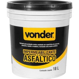 Impermeabilizante Manta Asfáltica 18 Litros contra Umidade - 1