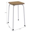 Ver imagem 6 de Conjunto Mesa Dobrável 4 Lugares Asti