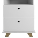 Ver mais imagens de Mesa Escrivaninha Cavalete 135cm e Gaveteiro 2 Gavetas May A06 Olmo/branco - Mpozenato