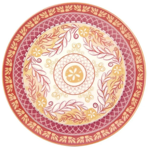 Prato Raso Estampa Mosaico Ø26cm