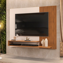 Ver imagem 3 de Painel para Tv até 50 Polegadas Detalhe Frisado com Prateleiras Gael