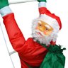Papai Noel Escada Natalino Enfeite Natal Decoracao Casa Festas Parede 1 metro e 20 centimetros - 12
