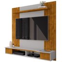 Ver imagem 1 de Painel Suspenso Tv 55 Pol 136 Cm Ipanema Naturalle Off White Bechara