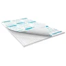 CHAPA DE POLICARBONATO ALVEOLAR CRISTAL 2,10X2,00X6MM - 1