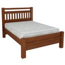 Ver imagem 1 de Cama Casal de Madeira Maciça 140cm Escócia B07 Avelã - Lyam Decor