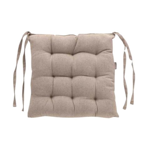 Almofada de Cadeira Futton com Amarração 40x40cm - Camurça