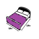 Ver imagem 3 de Cobertor Kyor Plus Chablis 1,80 M X 2,20 M Az/cd Industria e Comercio Jolitex L