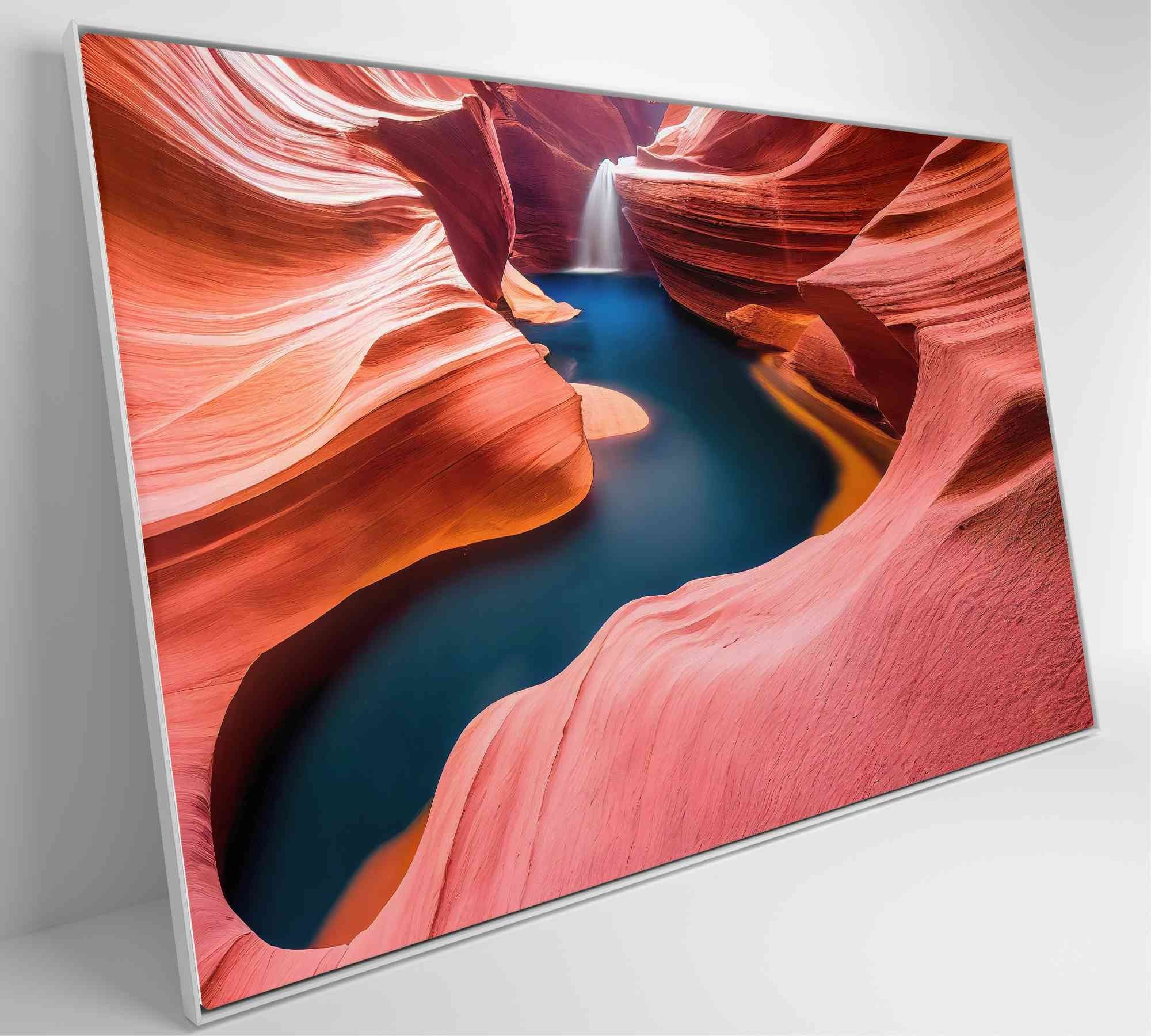 Quadro Natureza Antelope Canyon Decor&Quadros NAT152 60x40 cm Vidro Impresso - 7