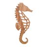 Enfeite Cavalo Marinho Náutico Marrom 70x31x2 - 4