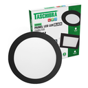 Ver imagem 1 de Painel de Led Redondo Embutir 24W Preto Bivolt Taschibra 4000K Luz Neutra