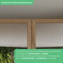 Ver imagem 5 de Guarda-roupa Closet Canto com Espelho Modulado 2 Portas 3 Gavetas Seletto Henn - Areia/jequitibá