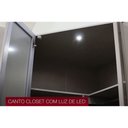 Ver imagem 3 de Guarda-roupa Closet Canto com Espelho Modulado 2 Portas 3 Gavetas Seletto Henn - Areia/jequitibá