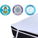 Ver imagem 2 de Capa Protetor Colchão Casal 138 Impermeável Algodão 140 Fios BF Colchões