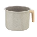 Ver imagem 1 de Oster Leiteira 1,9l 14cm Corpo em Aluminio e Revestimento Ceramico Marble Edition - Cinza Dust Ean :