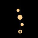 Ver imagem 4 de Pendente Orbit 4 Globos Esferas PDH1530PT + 4X G9 BQ Studioluce ST2663