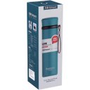 Ver imagem 2 de Garrafa Térmica Squeeze Academia Treino 21x6x6cm 500ml Inox Azul Parede Dupla Business