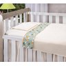 Lençol de Berço para Bebe Menino 3 Peças Algodão Safari Animais: Verde-tigre - 1