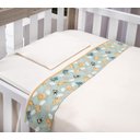 Ver imagem 2 de Lençol de Berço para Bebe Menino 3 Peças Algodão Safari Animais: Verde-tigre