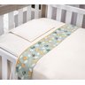 Lençol de Berço para Bebe Menino 3 Peças Algodão Safari Animais: Verde-tigre - 2