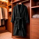 Ver imagem 3 de Roupão de Banho Masculino G Microfibra Camesa Preto