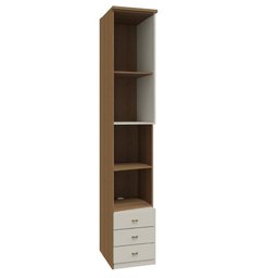 Modulado Lateral 01 Porta com 245cm de Altura 03 Gaveta Setiba -carvalho/offwhite - 4