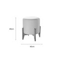 Ver imagem 2 de Puff Banco Banqueta Nina Veludo Verde