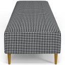 Ver imagem 2 de Puff Decorativo Bali W01 Pés Palito 170x60cm Pied Poule - Lyam Decor