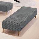 Ver imagem 6 de Puff Decorativo Bali W01 Pés Palito 170x60cm Pied Poule - Lyam Decor