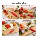 Ver imagem 3 de Jogo de Facas Tramontina Plenus 4 Peças Inox para Cozinha Vermelho