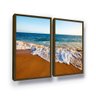 Quadros Decorativos Mar Paisagem com Moldura Grande - 1