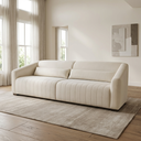 Ver imagem 2 de Sofá 02 Lugares Living Ísis Tecido Acquablock Pet Friendly Cru 1,90m