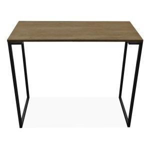 Mesa Estilo Industrial 90 Cm Moderna para Escritório Preto