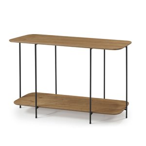 Aparador René Mmj-nc Nc-amêndoa/preto (metal) 1,00m