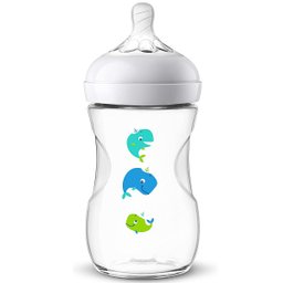 Kit 2 Mamadeiras Petala 125/260ml Baleia Philips Avent Scd301/08 - 2