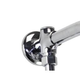 Ducha 10 Cm Quadrada em Abs Flatt com Chuveirinho C/ Trava - 3