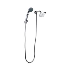 Ducha 10 Cm Quadrada em Abs Flatt com Chuveirinho C/ Trava - 2