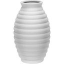 Ver imagem 1 de Vaso Decorativo Enfeite Casa Redondo Home&co Cerâmica 30x19x19cm Marfim