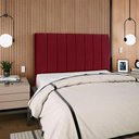 Ver mais imagens de Cabeceira Casal 140 Cm com Frame Carla Suede Vinho Artte