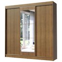 Ver imagem 2 de Guarda-roupa Casal Madesa Istambul 3 Portas de Correr com Espelho 3 Gavetas