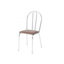 Ver imagem 3 de Kit 3 Cadeiras Lisboa Cromada para Cozinha ou Área Gourmet-assento Sintético Marrom Gatmagaziine