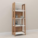 Ver imagem 3 de Estante Escada Com Prateleiras Hanover/Off White Artesano