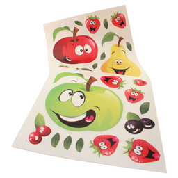Adesivo Decoração Fruta Feliz Estimule Criança a Comer Bem - 8