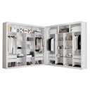 Ver imagem 2 de Closet Duplo NT6060 100% MDF Branco Amoudi Móveis