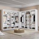 Ver imagem 1 de Closet Duplo NT6060 100% MDF Branco Amoudi Móveis