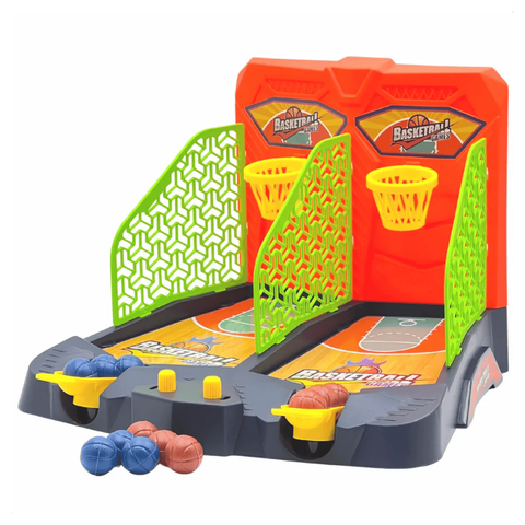 Tabuleiro Jogo Mini Basquete de Mesa Infantil 2 Jogadores